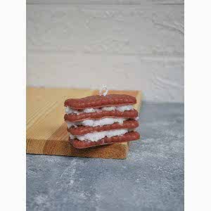 Kremalı Lotus Biskivü Mum Dekoratif Kokulu Mum Kahverengi