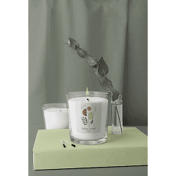 Mudita Believe Yourself Kokulu Şeffaf Cam Bardak Mum