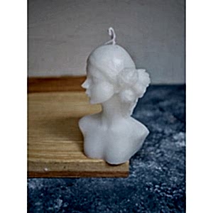 Çiçekli Kız Mum Dekoratif kokulu Mum