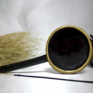 Mudi Siyah & Gold Renkli Tütsülük 1 Tütsü Hediyeli Tütsü Tabağı