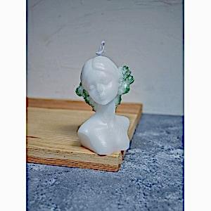 Çiçekli Kız Mum Dekoratif kokulu Mum