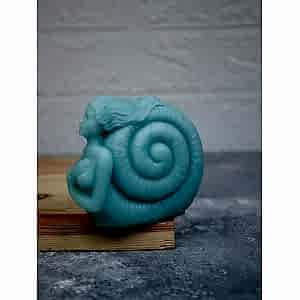 Deniz Kızı Kokulu Dekoratif Mum Turkuaz