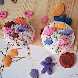 2'li Dekoratif  Cupcake Mum