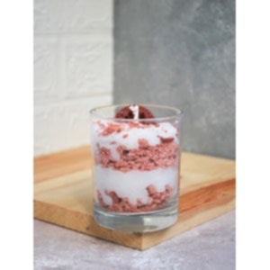 Özel Tasarım Magnolia Bardak Mum Dekoratif Kokulu Mum
