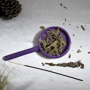 Mudi Mor Renkli Tütsülük 1 Tütsü Hediyeli Tütsü Tabağı