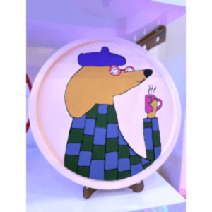 Bereli Köpek Dekoratif Sunum Tabak 30 cm 