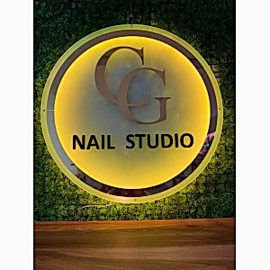 Kişiye Özel Tasarım Neon Led Işıklı Gold Pleksi Tabela 50 cm