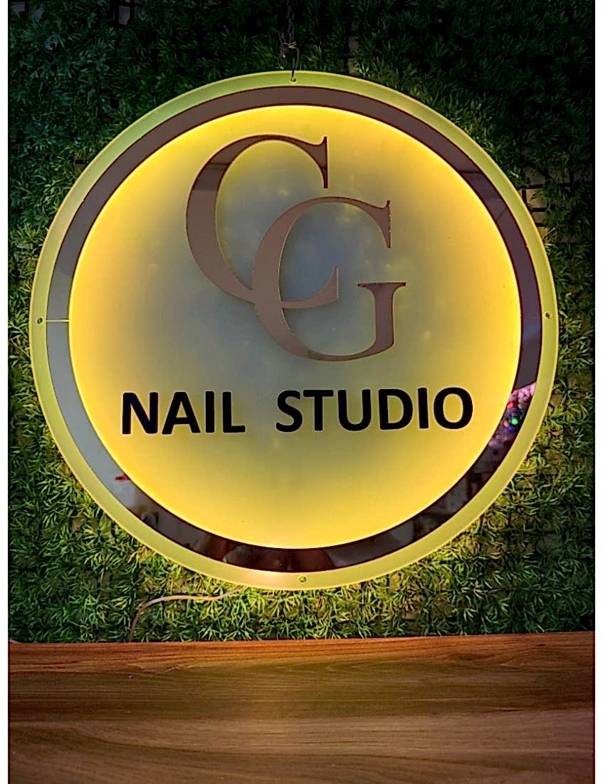 kişiye özel neon led tabela gold pleksi 50 cm, özel tasarım led ışıklı tabela