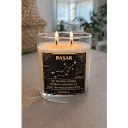 BAŞAK Burç Bardak Mum Kokulu Dekoratif Mum